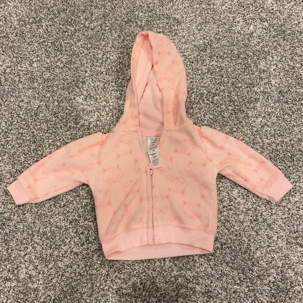 Newborn Soft Zip Up Hoodie Carter’s